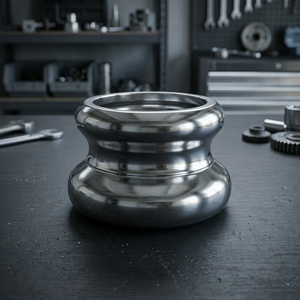 Support de pied moderne en fonte d'aluminium poli pour lit, salle à manger, extérieur et salon, accessoire de meuble en métal - Product Image 1