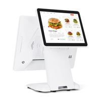Système de point de vente MatsudaPOS, fabrication OEM ODM, écran client double 15,6 pouces ST8800 blanc pour intégrateurs