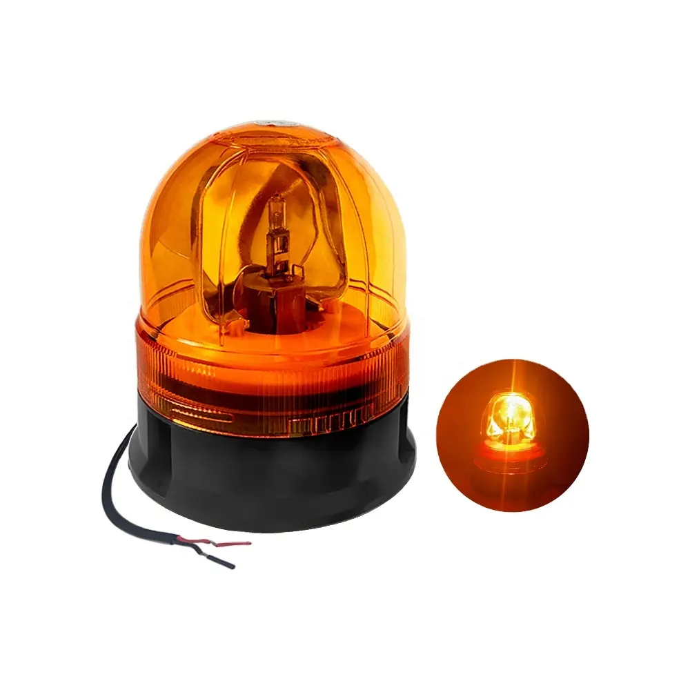 New design warning light DC12-24V rotating replace halogen beacon lamp for agricultural machinery