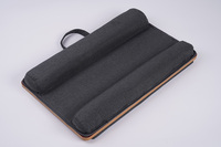 Offre Spéciale noir support pour ordinateur portable Table d'ordinateur portable PC portable avec plateau d'ordinateur portable en matériau MDF multi-usage pour lit à usage domestique