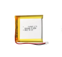Sel Baterai Lithium Rechargeable Grade-A 3.7V, Baterai Lithium Ion Pouch 114545 2600mAh, Baterai Lithium Polymer Pouch