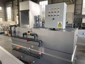 Sistema Automático de Preparación y Dosificación de Polímeros Secos para Floculante <span class=keywords><strong>Pac</strong></span> Pam en Tratamiento de Aguas Residuales, Mezclador de 3 Tanques con Agitador - Product Image 6