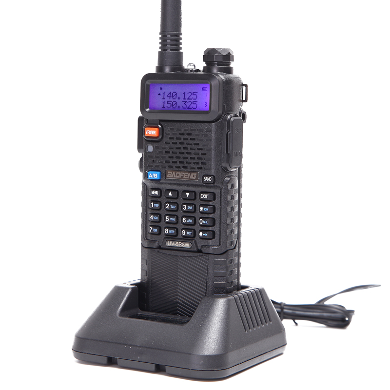 UV-5R 8W Walkie Talkie High Power FM Radio Dual Band 128 Channels Communication Transceiver Radio