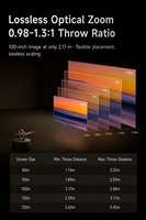 Nouveau projecteur laser portable Z9X 4K, luminosité 1600 CVIA, source laser triple couleur, projecteur intelligent pour le divertissement à domicile