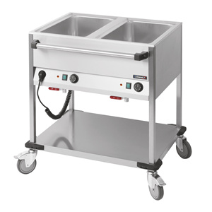 Carrito Baño María Horizontal de Doble Caldera 2 GN 1/1 - Product Image 1