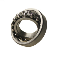 Roulements à billes à double rangée auto-alignants BMT importés en gros d'usine 2205/2206, cage en acier chromé, faible bruit, haute précision, 25 mm