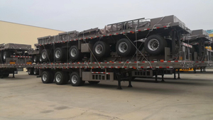 Rimorchio CIMC Usato per Terreni Pianeggianti, 40-100 Tonnellate, 3-4 Assi, 40ft 45ft, per Container in Acciaio, con Sospensioni Pneumatiche, Finitura Elettroforetica+Polvere KTL - Product Image 4