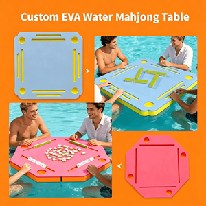 Tapis de jeu personnalisé pour Mahjong, antidérapant, pliable, portable, en mousse EVA, pour Mahjong américain, tapis flottants pour la piscine - Product Image 3