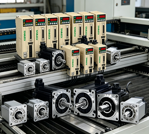 Controlador de <span class=keywords><strong>servomotor</strong></span> de CA con brida de 90*90mm, <span class=keywords><strong>Mini</strong></span> Control Techniques, <span class=keywords><strong>Servomotor</strong></span> de 142mm para todas las máquinas de moldeo por inyección eléctrica - Product Image 1