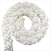 Corde tressée en nylon haute résistance, diamètre, couleur et longueur personnalisés, pour usage extérieur et industriel, fournie directement par l'usine