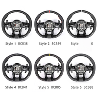 Volant en fibre de carbone LED pour Mercedes Benz Classe E, S, C, G (modèles W205, W204, W212, W211, W213, W222, W218) – Mise à niveau du modèle ancien vers le nouveau modèle