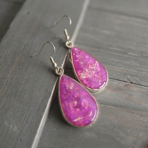 Pendientes de Resina Epoxi Hechos a Mano MN EXPORTS para Mujer, Elegantes, Ligeros, Joyería Islámica de Moda para Fiesta, Regalo - Product Image 1