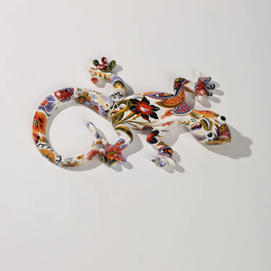 Fábrica Custom logotipo Resina Frigets Ímã Magnético Gecko Ornamento Design Espanha Gecko Lizard Ornamento para Decoração de Casa - Product Image 5