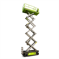 Plateforme élévatrice à ciseaux électrique mobile autopropulsée sur roues, modèle populaire ZS0607HD, 7,8 m, hydraulique