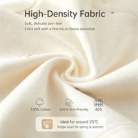 Vêtements pour nouveau-né : Combinaison à trois panneaux en pur coton, sans coutures, à manches longues, body de base à fermeture boutonnée, Triangle Climb Spring