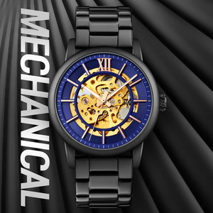 Relojes de Marca Propia <span class=keywords><strong>Skmei</strong></span> 9242, <span class=keywords><strong>Reloj</strong></span> Mecánico <span class=keywords><strong>Binario</strong></span> de Acero Negro - Product Image 5