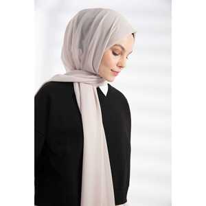 Écharpe longue ethnique en mousseline de viscose et de coton avec décoration en strass, hijab pour l'hiver et l'été, châle - Product Image 3