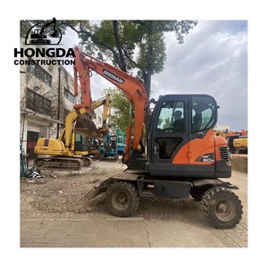 100% Original japonais Mini Doosan Dx60w pelle à roues/nouveau prix bas vente chaude pelle à roues multifonctionnelle DX60 - Product Image 1