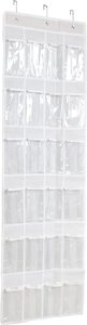 24 <b>Large</b> Mesh Pocket Foldable Modern Wall Hanging Shoe Rack Door Cloth Closet Miscellaneous Shoe Storage Bag Bedroom Wall Closet - Product Image 3
