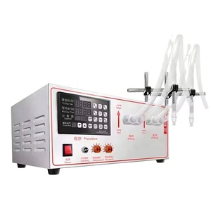Multi Head Digital Big Flow Volume Desktop Continuous Magnetic Pump Liquid Olive Essential Oil Milk Bottle Filling Machine - Product Image 4