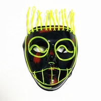 Masque d'horreur-humour pour halloween 120 pièces, masque facial réutilisable pour le sport, masque avec plumes pour enfants et adultes