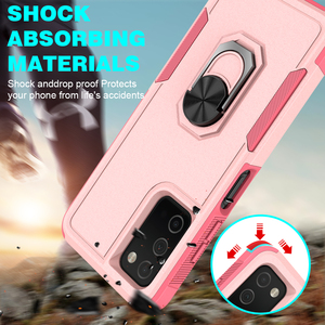 Vente en gros 360 porte-anneau antichoc Mobile couverture arrière TPU PC étuis de téléphone portable pour <span class=keywords><strong>Samsung</strong></span> Galaxy AO3s 165.8 Mm(USA) - Product Image 5