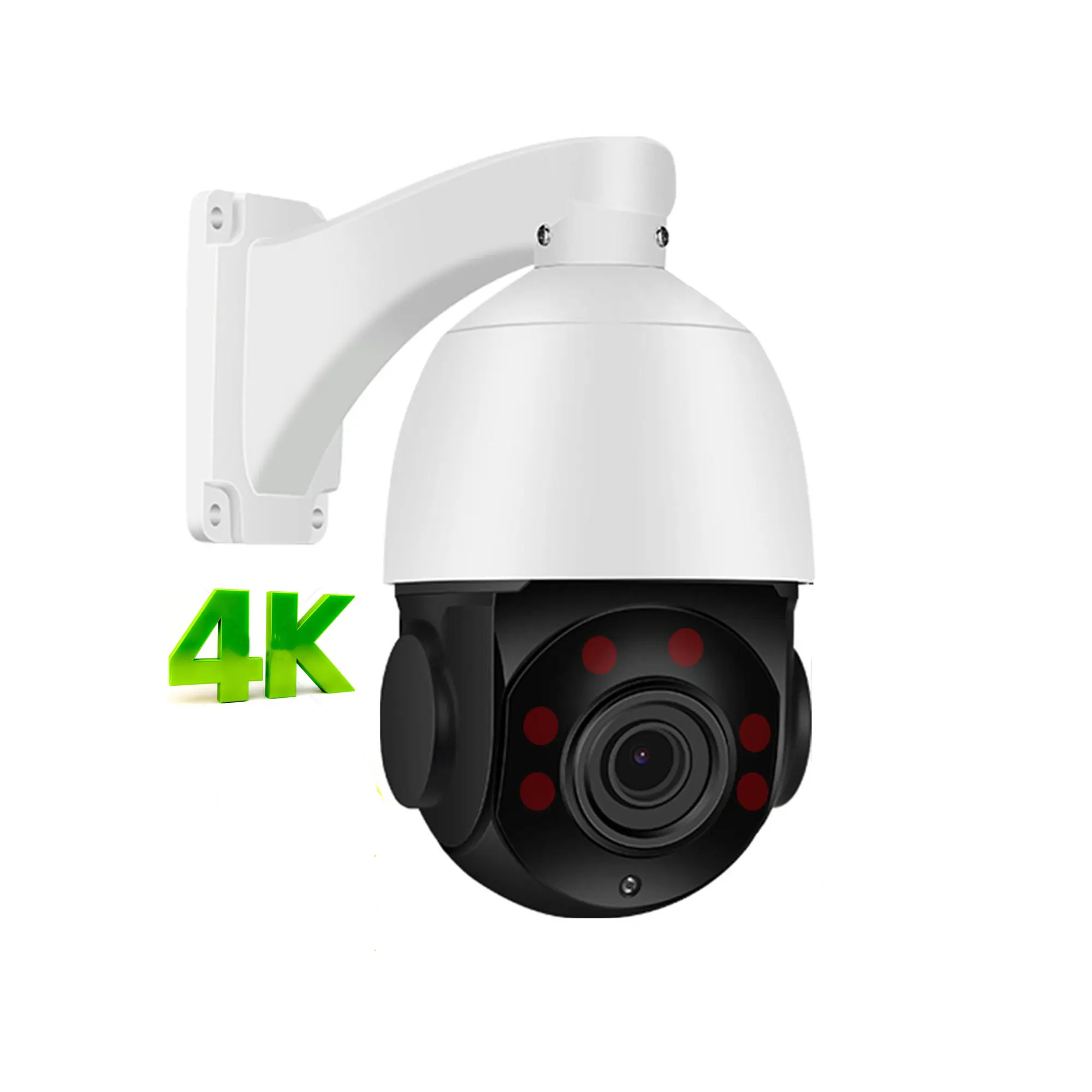 Câmera de vigilância residencial, nova marca 4k 8mp cctv ip 30x conjunto sistema de segurança de conferência auto rastreamento ptz 4k poe