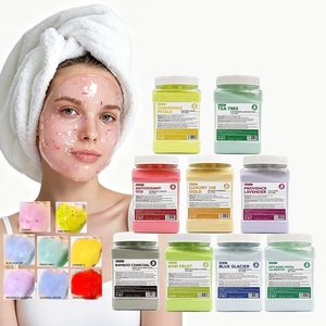 Mascarilla de Gel en Polvo DIY para Uso en <span class=keywords><strong>Spa</strong></span>, Mascarillas Faciales de Gel Naturales Profesionales, Hidratantes y Humectantes, 650g - Product Image 1