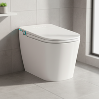 En gros, WC intelligent de luxe moderne avec bidet électrique et siège chauffant automatique