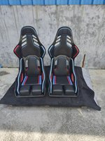 Untuk Kursi Bucket Recaro CS yang Dapat Disesuaikan, Sandaran Serat Karbon, Cocok Universal untuk Infiniti G35 G37 Q50 Q60