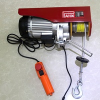 Mini 220V Elektrokettenzug Neu Seilzug Aufzug 100kg/200kg Motor 4mm Stahl für Hotels Haushalte Restaurants