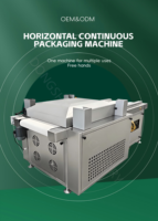 Máquina de Sellado al Vacío Inteligente Horizontal con Control Automático Continuo, Máquina de Envasado con Inflado de Nitrógeno, Empacadora de Alimentos