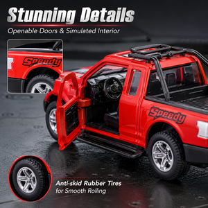 Vente directe usine : Modèle de camionnette en alliage moulé sous pression 1:32, portières ouvrables, <span class=keywords><strong>jouet</strong></span> pour enfants, cadeau, vente en gros. - Product Image 3