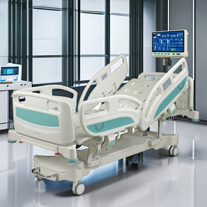<span class=keywords><strong>Lit</strong></span> d'hôpital électrique certifié CE ISO UKCA à trois fonctions avec une capacité de 240 kg AOLIKE pour soins intensifs - Product Image 3
