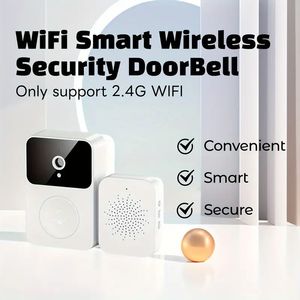 TUYA <span class=keywords><strong>Sonnette</strong></span> vocale bidirectionnelle personnalisée Offre Spéciale avec caméra et moniteur, interphone vocal variable vidéo WiFi <span class=keywords><strong>sans</strong></span> <span class=keywords><strong>fil</strong></span> - Product Image 4