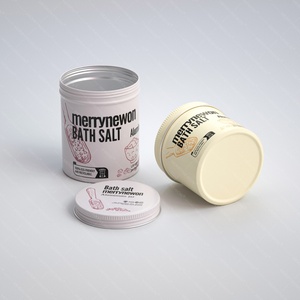 Custom Capacity Aluminum Tin Container Airtight Storage for <b>Bath</b> <b>Salts</b> and Cosmetic Packaging with Custom Color and Screw Cap - Product Image 3