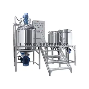 Cosmetic Paste and Cream production vacuum mixer emulsifier equipment