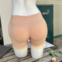 3-1628 # Günstige Ausverkaufsware Damen Nahtlose Unterwäsche Gepolsterte Spitzen-Slips Bauchkontrolle Po-Lifting Formgebende Shorts