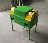 Elektrische knoflook-, ui-, blad-, kop-, staart- en steelseparator, machine voor het snijden en verwijderen van de bovenste stukken van fruit en groenten.