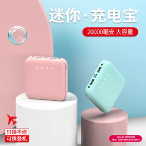 Produk Laris Pengisi Daya Portabel 10000 Mah Led Powerbank Daya Eksternal Portabel Ramping dengan Cara Output Ganda