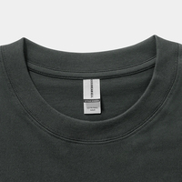 Fournisseur en gros de t-shirts personnalisés 220 g/m² Streetwear Thermique Uni Col Rond Blanc Manches Longues Coton pour Hommes