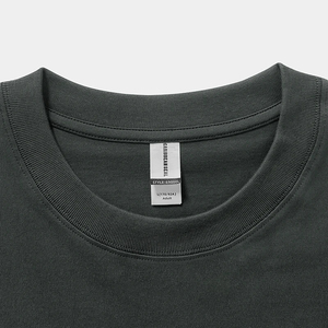 Wholesale T-shirts Supplier Custom 220gsm Streetwear Thermal Under <strong>Plain</strong> Round Neck White Long Sleeve Cotton t Shirt for Men - Product Image 6