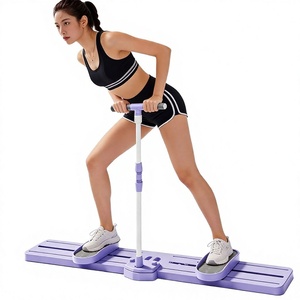 Macchina <span class=keywords><strong>per</strong></span> Esercizi Gambe Pieghevole con Maniglia <span class=keywords><strong>per</strong></span> Palestra Domestica, Allenamento Completo del Corpo e Recupero del Pavimento Pelvico - Product Image 1
