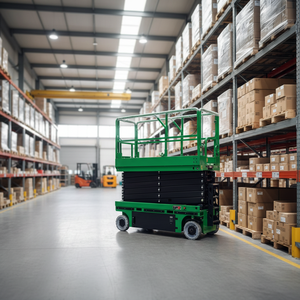 जिउबांग इलेक्ट्रिक हाइड्रोलिक कैंची लिफ्ट प्लेटफॉर्म 230 किलोग्राम क्षमता 14 मीटर उठाने की ऊंचाई मोटर 1200 किलोग्राम क्रॉलर स्व-चालित घरेलू उपयोग - Product Image 2