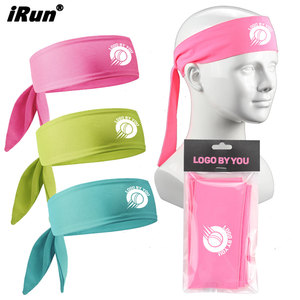 Diadema Deportiva Elástica Unisex <span class=keywords><strong>IRun</strong></span> con Logotipo Personalizado Impreso para Baloncesto, Running, Tenis y Ejercicio - Product Image 1
