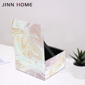 Custom Handmade <strong>Decorative</strong> Antique Mirror Jewellery <strong>Box</strong> Pink Marble Pattern Glass <strong>Jewelry</strong> <strong>Box</strong> for Home Decor - Product Image 6