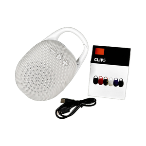 पोर्टेबल क्लिप्स 5 वायरलेस बीटी स्पीकर बिल्ट-इन माइक 10000 माह बैटरी टी कार्ड समर्थन प्लास्टिक कैबिनेट छोटे घर पार्टी गायन के लिए - Product Image 5