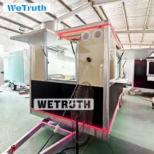 Thực phẩm ăn nhẹ thức ăn nhanh di động kem xe tải hiện đại nhỏ gọn sợi thủy tinh cà phê trà thanh kẹo chip Trailer - Product Image 3