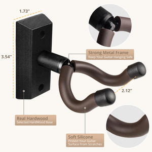 Hand gefertigte Wand halterungen für Nylon gitarren Langlebige Wand halter Haken Ständer für klassische Ukulelen gitarren mit akustischem E-Bass - Product Image 3