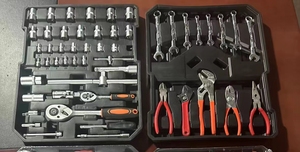 499 ev krom vanadyum çelik alet kutusu otomotiv tamir özel el aletleri taşınabilir araç takım - Product Image 3